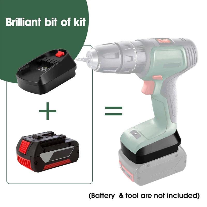 Battery Adapter for Bosch 18V Li-ion Battery BAT618 on Home 