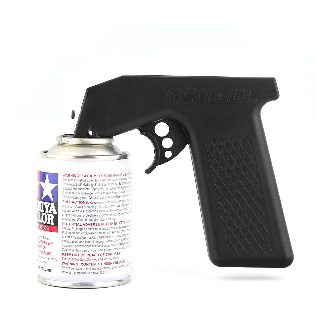 Tamiya Paint Spray Bottle Adapter Aerosol Spray Handle Full 
