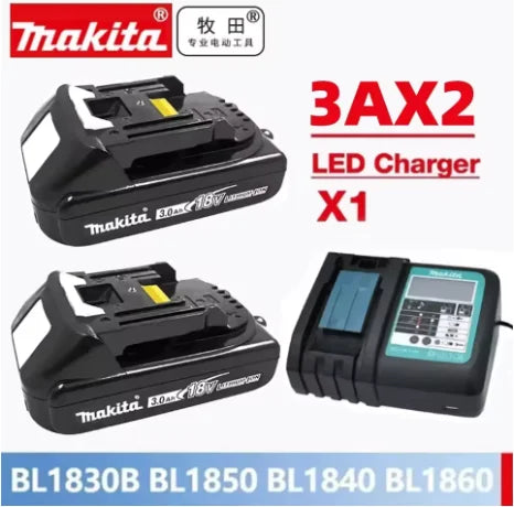 9AH 6AH 5AH makita BL1860 18V Battery Power Tools Li-ion Replacement LXT BL1850 BL1840 for 18 V Screwdriver with BMS TPCELL 18V