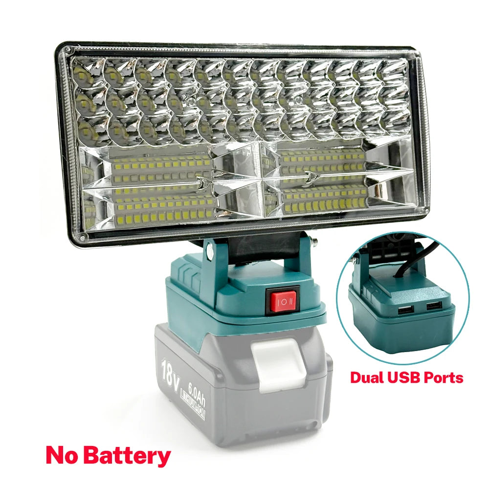 LED Work Lights for Makita 18V Lithium Battery Handheld Lamp