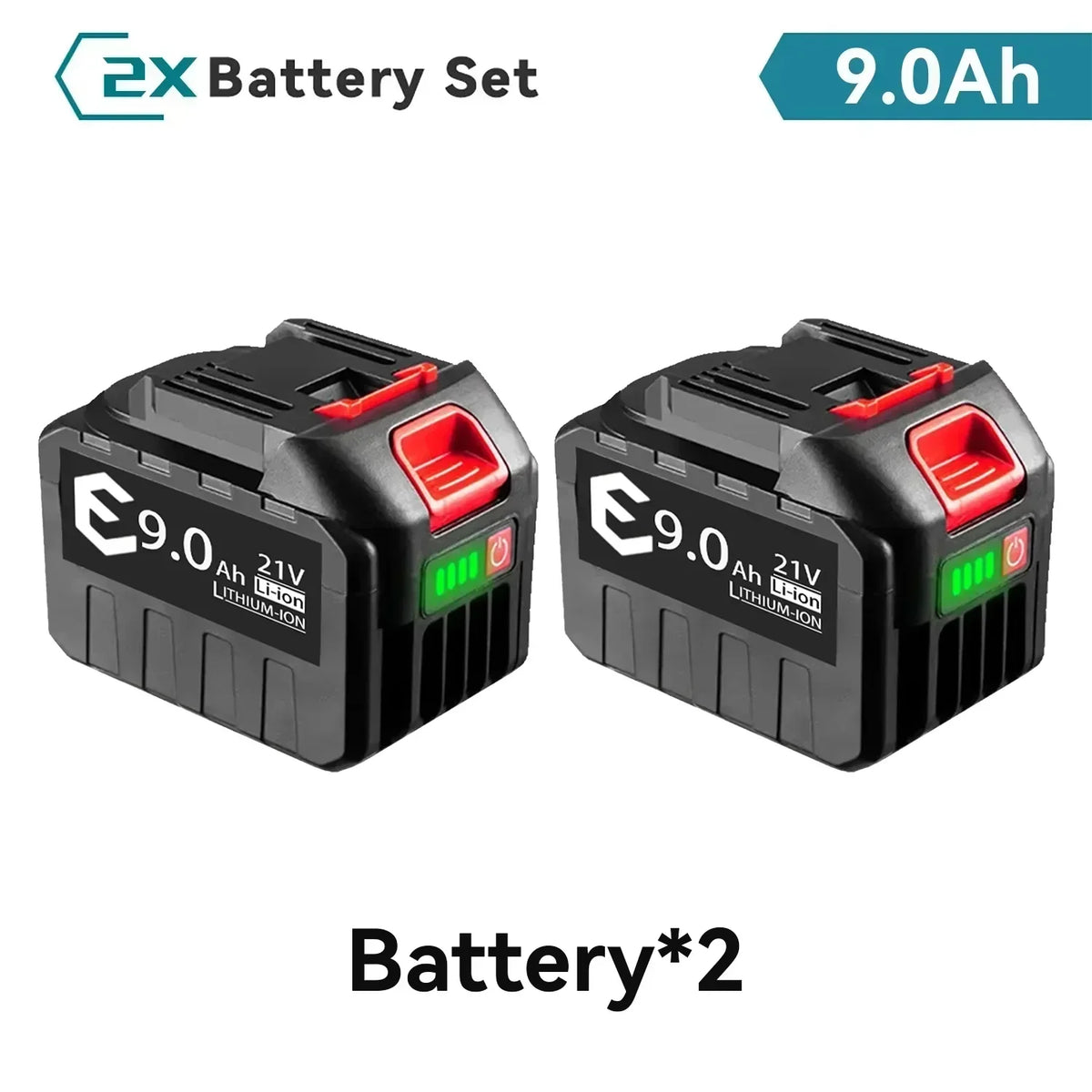18V 21V MAX Rechargeable Battery 928VF 9000mah Li-ion Battery BL1850B BL1830B BL1430B for Makita 21V Tool Replacement Battery