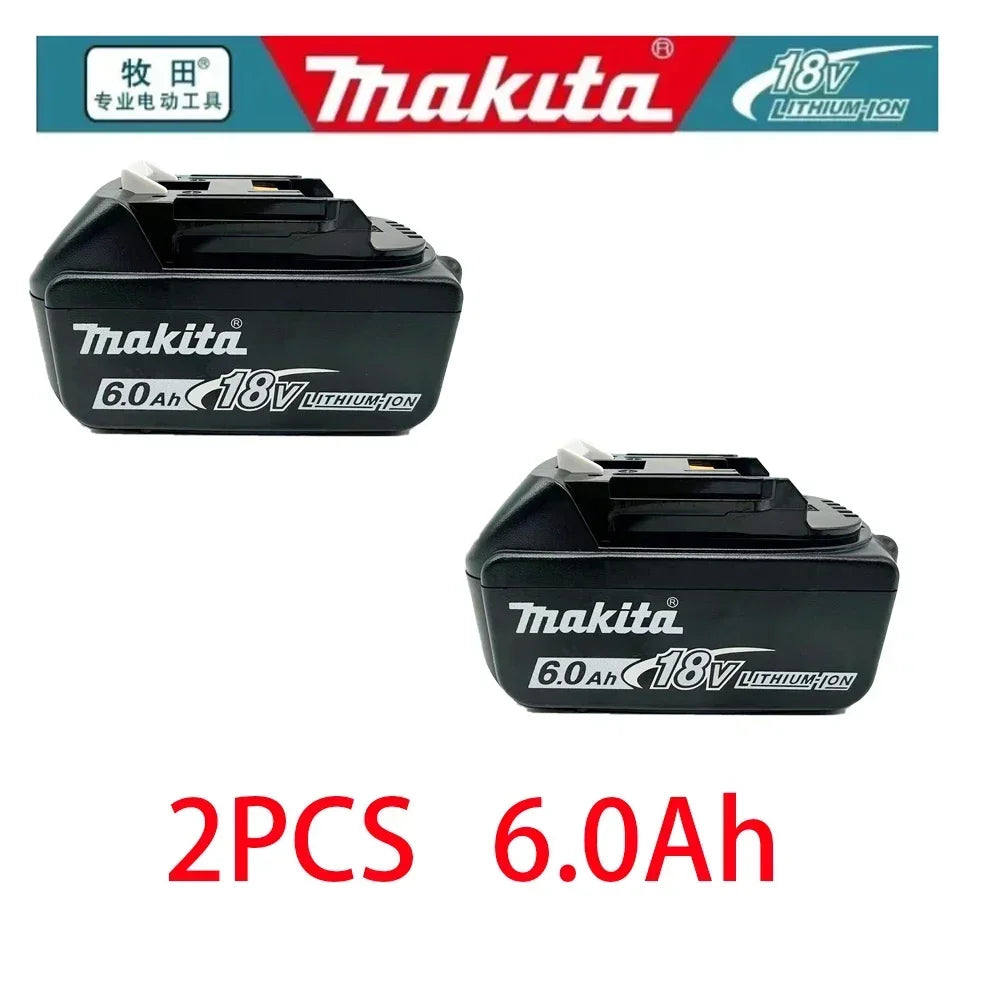 2026 Makita 18vBattery With Charger Rechargeable Lithium Ion for DDF487 BL1880 BL1860B LXT400 Power Tool Makita 18 v Battery