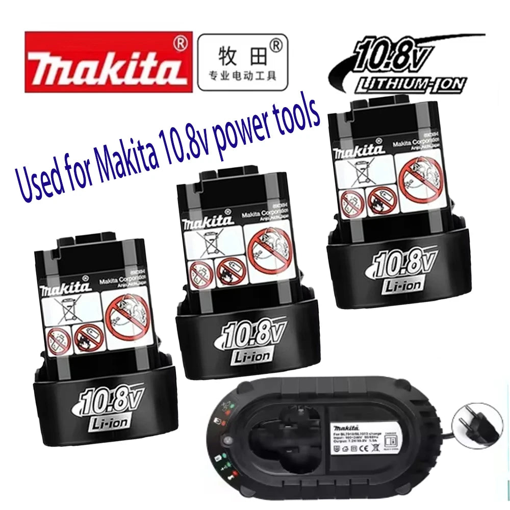 10.8v Makita Original Battery BL1013 BL1020 BL1030 DF030D Ma