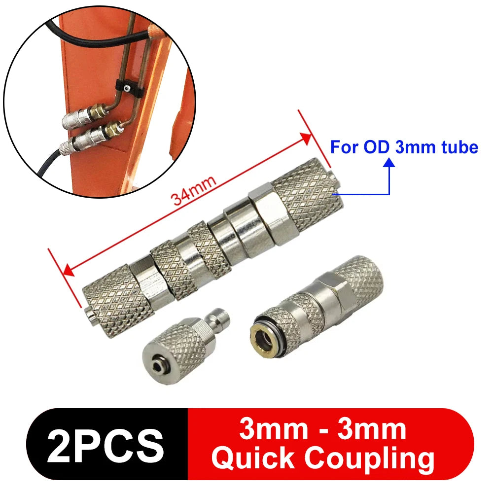 3mm/4mm Hose Hydraulic Copper Tube Welding M3/M5 Connector Bender Tool for RC Excavator Hydraulic Model Parts