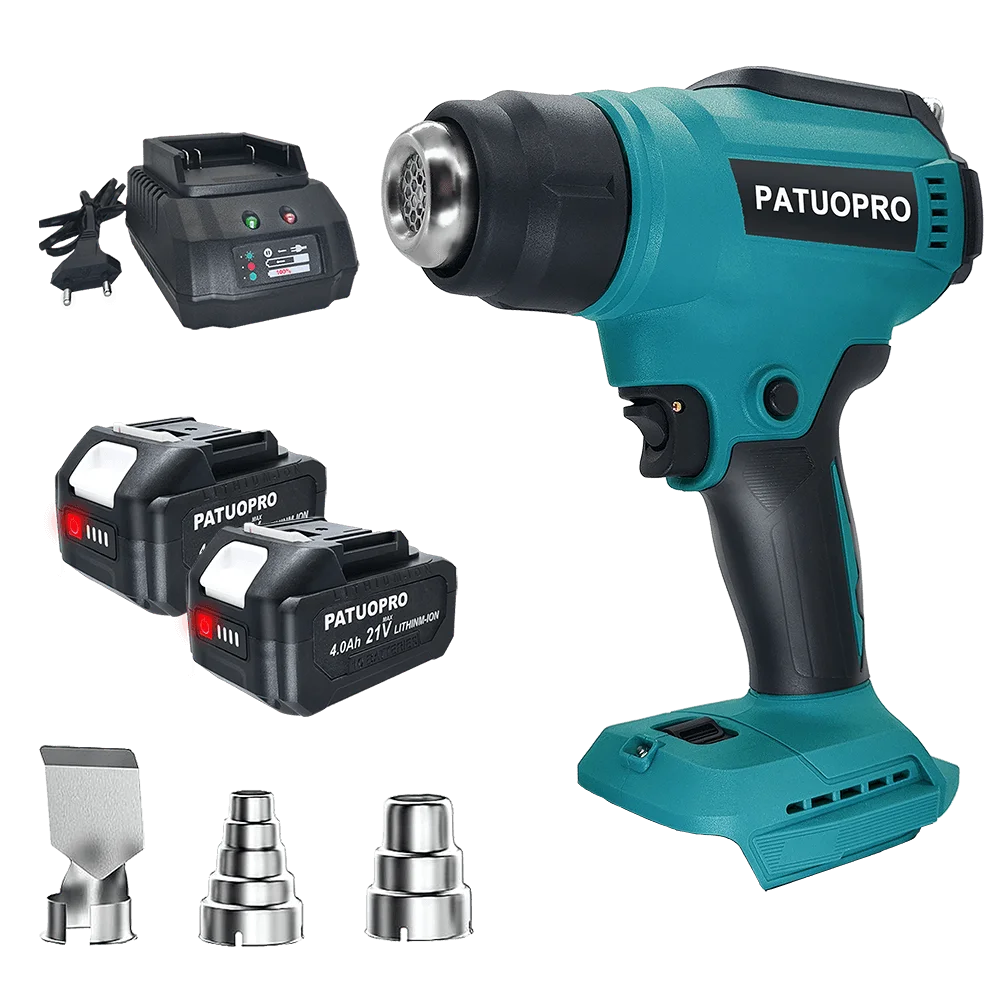 PATUOPRO Adjustable Temperatures Heat Gun 30-550 LED Display