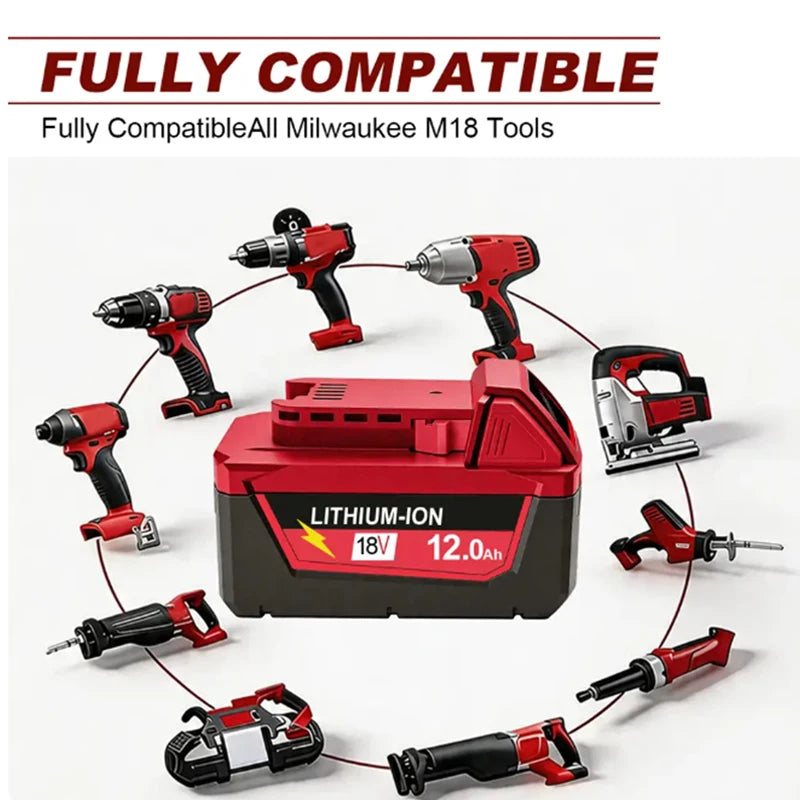 M18 For Milwaukee 18V Power Tool Battery Charger BR XC M18B5