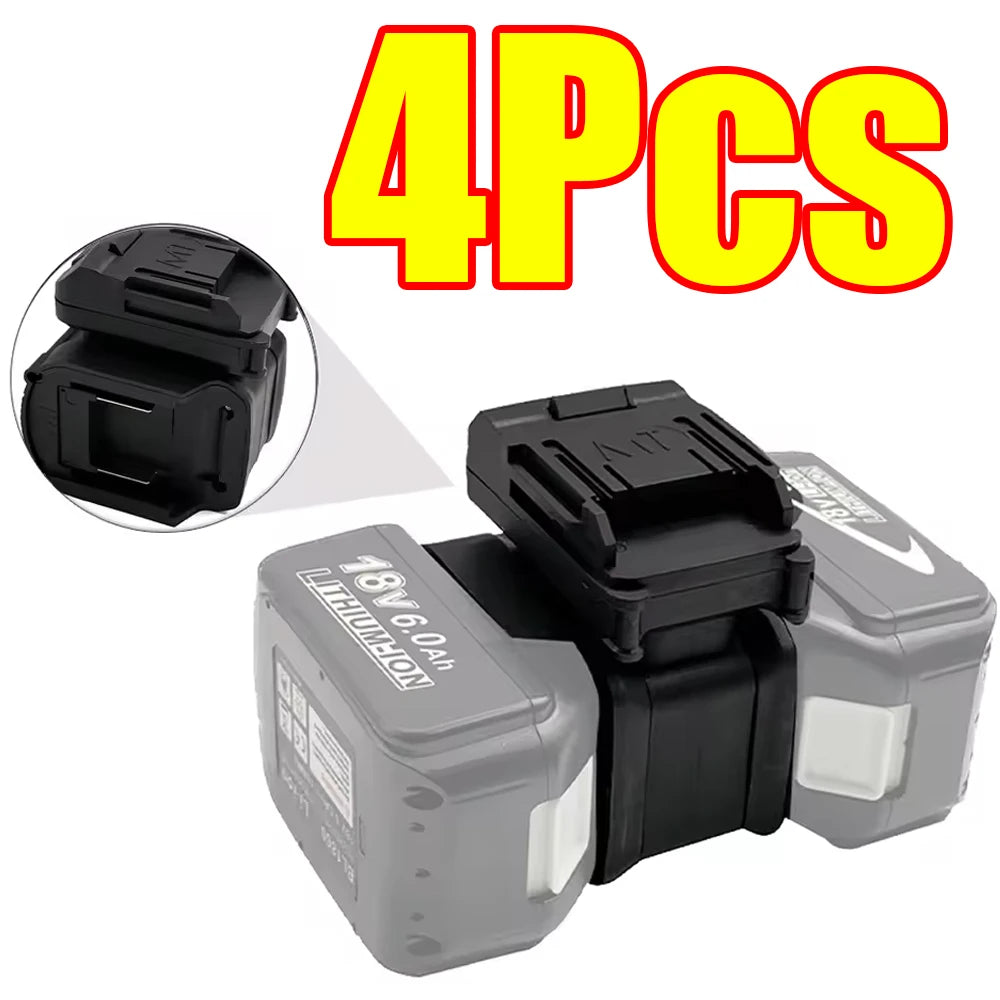 1-4Pcs Adapter Converter 2in1 Battery Case for Makita 18V El
