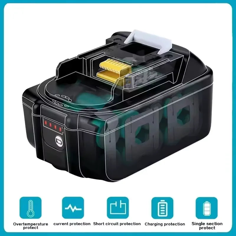2026 NEW for Makita 18V 6/12Ah Rechargeable Power Tools Batt