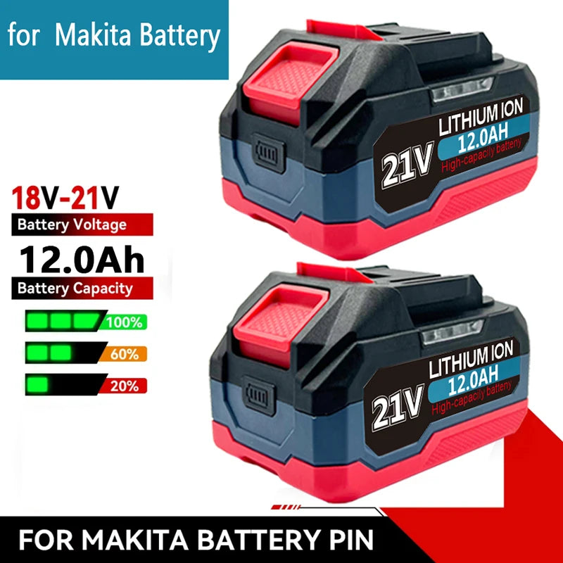 18V 21V 6.0 9.0 12.0Ah Rechargeable Lithium Battery For Maki