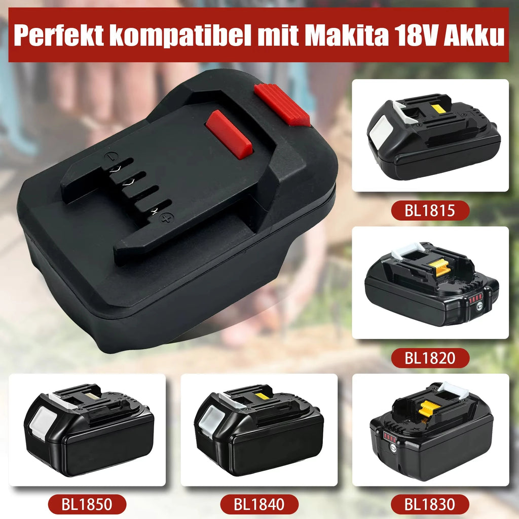 Adapter for Lidl Parkside X20V Li-ion tools TO for Milwaukee