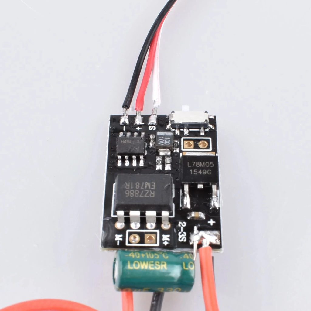 Two-way 5A ESC 2S-3S Brushed ESC Forward/Backward Speed Cont