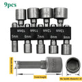 9/14pcs/set 5mm-13mm Hex SocketS Sleeve Nozzles Nut Driver S