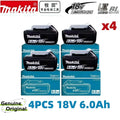 %Genuine 6AH Makita BL1860 6Ah Battery Power Tools Li-ion Re