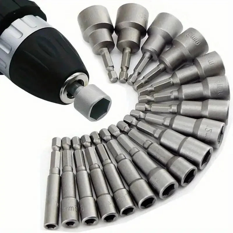 9-14 pieces/set of hexagonal socket batch head set nozzle nu