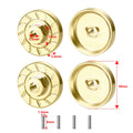 AXSPEED 4Pcs Wheel Hex Hub Adapters Brass Counterweight for 