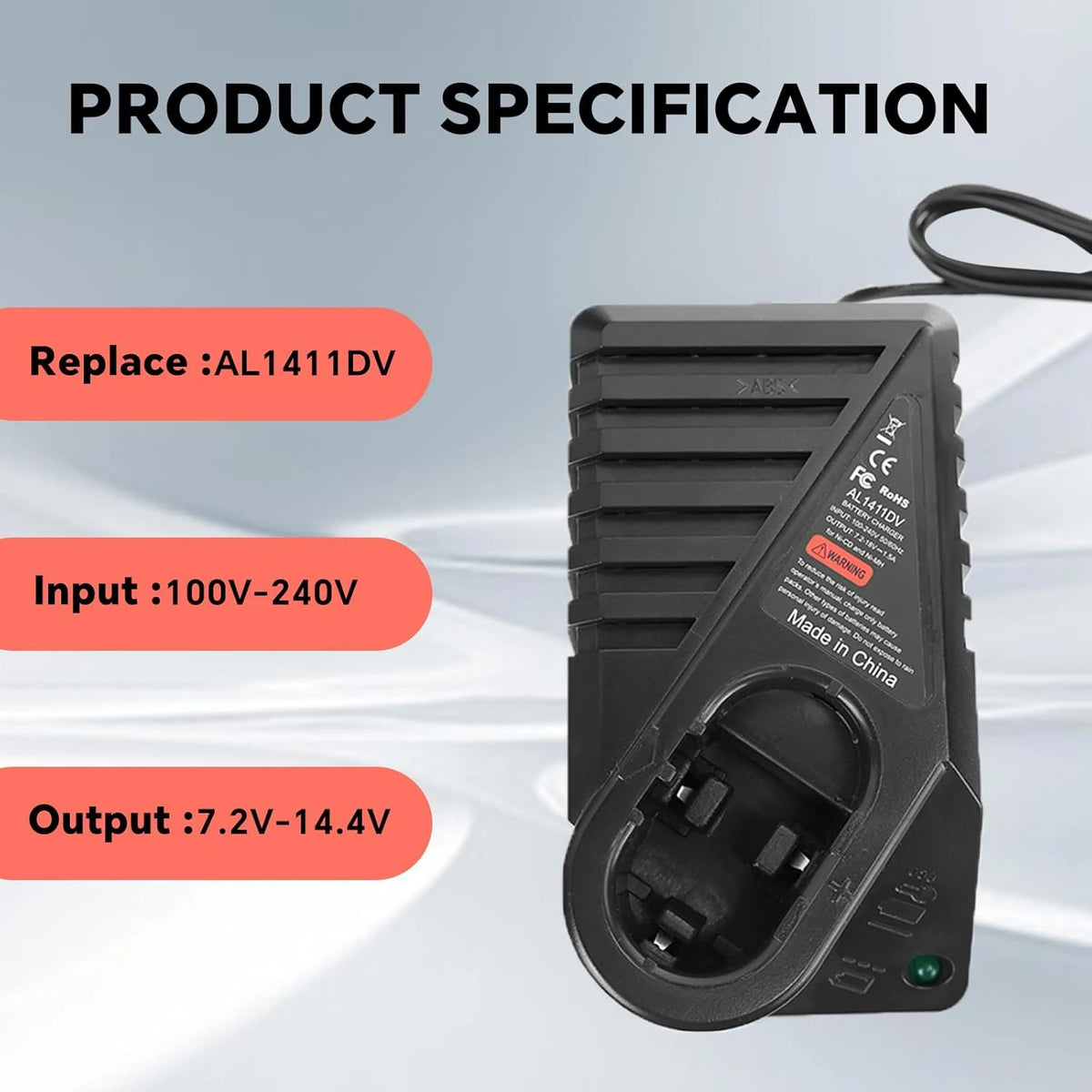 Ni-CD Ni-MH Battery Charger for Bosch BAT038 BAT048 BAT043 B