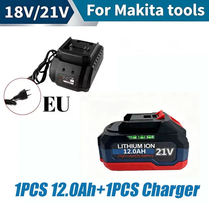 21V for Makita Battery Power Tools Li-ion Replacement LXTBL1860 BL1850 for 18V/21V Screwdriver with BMS 18V Battery
