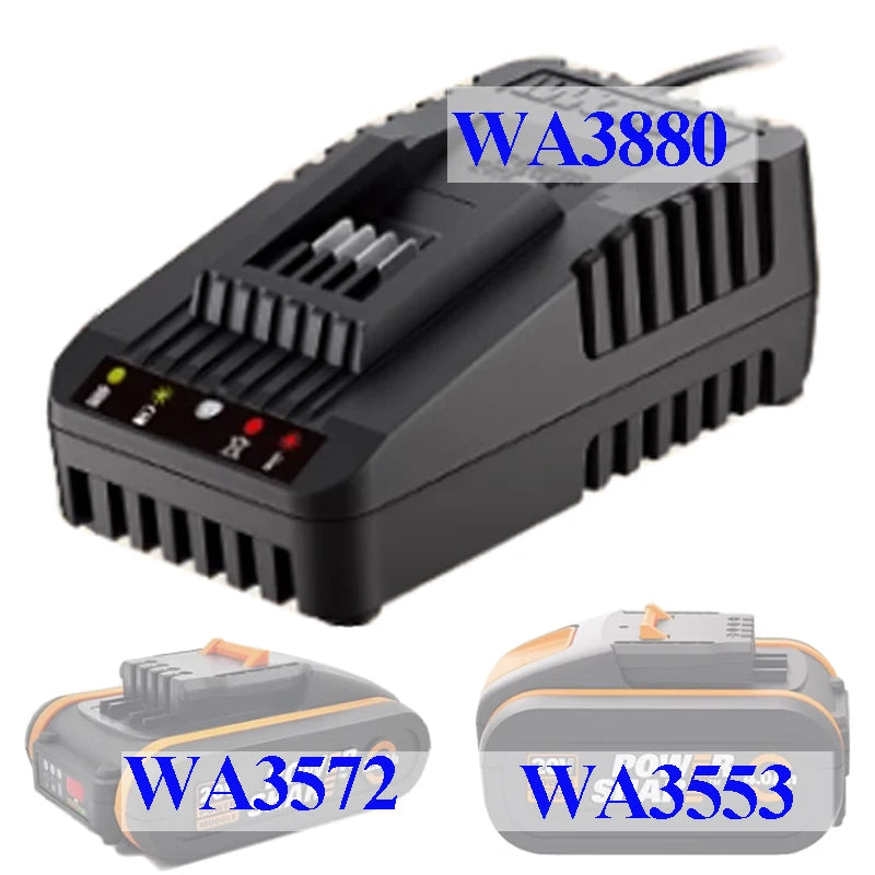 Power Tool Accessories For Worx WA3880 Lithium Battery Charg