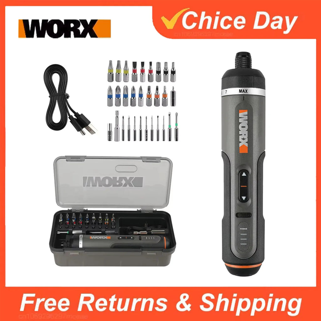 Worx 30 Bit Sets Power Tools WX242 Electrical Screwdriver Se