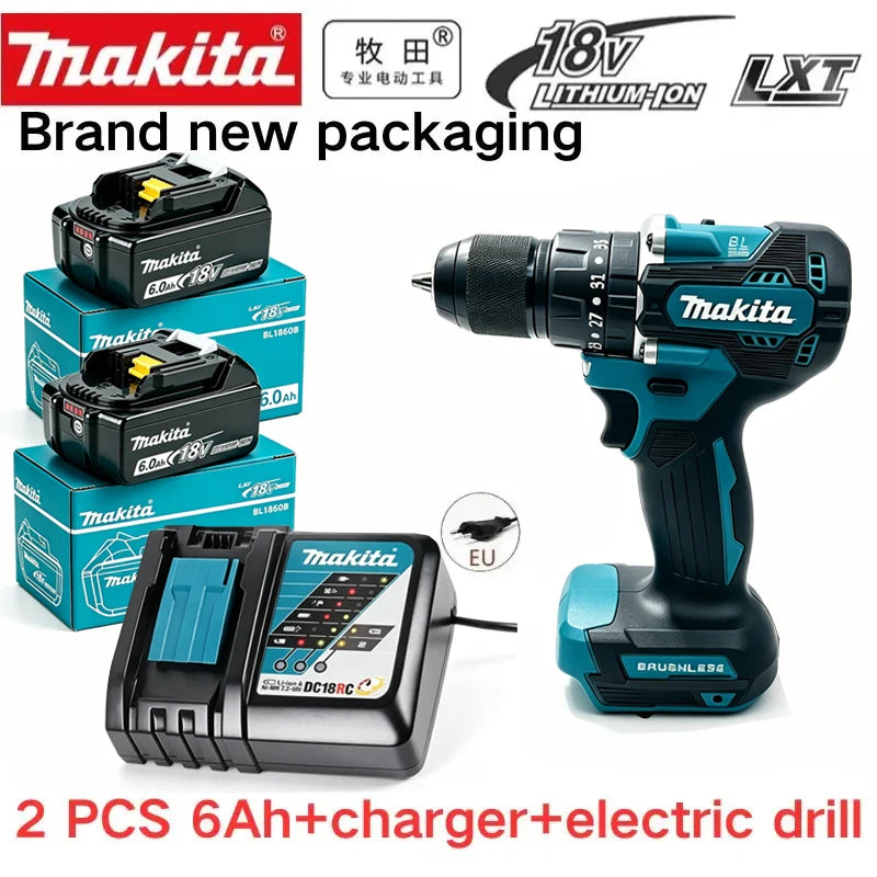 original Makita battery 18V rechargeable battery 6.0Ah replacing Makita DDF487 BL1840 BL1850 BL1860B BL1830B power tool battery