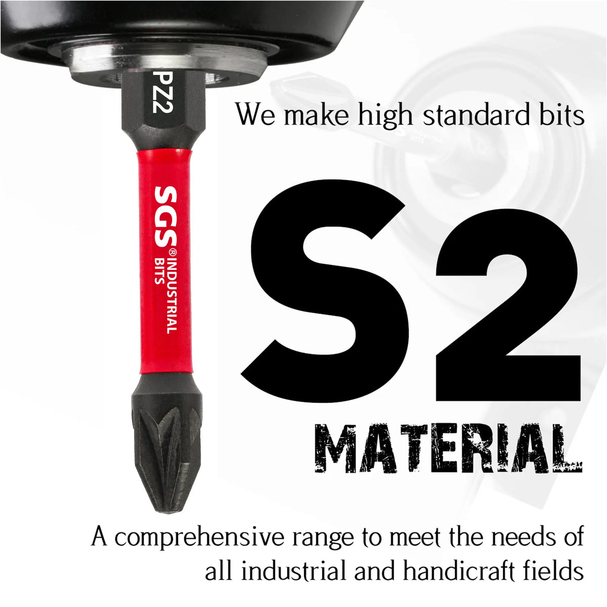 10/15/20 Piece Set 2 -50mm S2 Steel Pz 2m Phillips Bits Impa