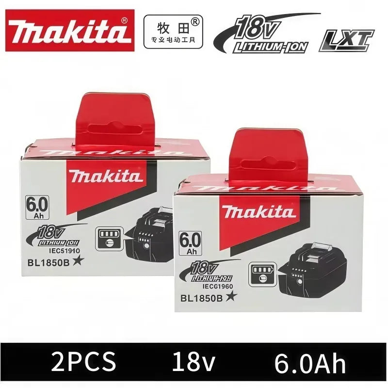 100% Original Makita Battery 6.0Ah Rechargeable Battery 18V Replacing Makita BL1830B L1840B L1850B L1860B Power Tool Battery