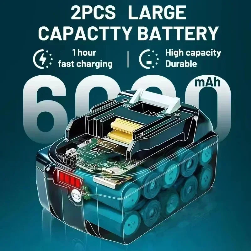 NEW Original For Makita 18V Battery 12000mAh Compatible with