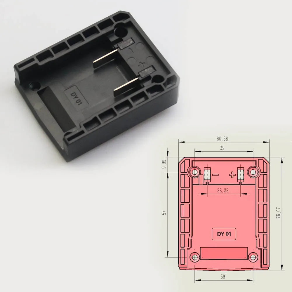 1PC DIY Adapter Converter Base Charging Head Shell For Makit