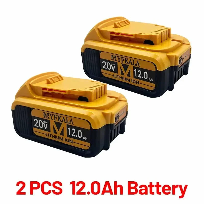 New 100% Original 12000mAh 20V for Dewalt Power Tool Battery DCB206 20V 18.0Ah Battery DCB206 20V Battery DCB205 DCB200