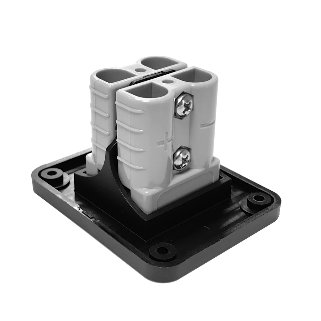 Power Plug for Dual Anderson Plug Flush Mount Panel 50A Batt