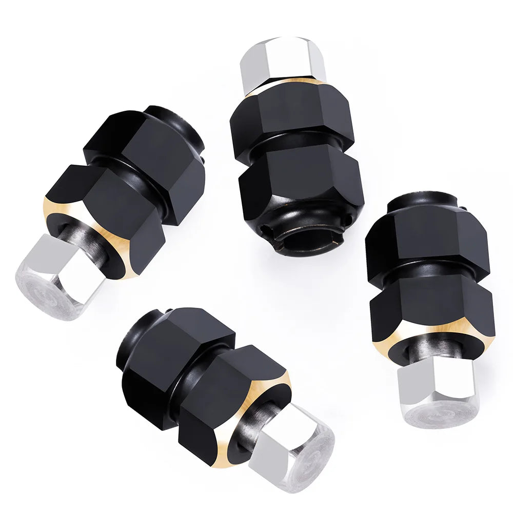 YEAHRUN 7MM Brass Wheel Hex Hub Extender Adapters for TRX4M 