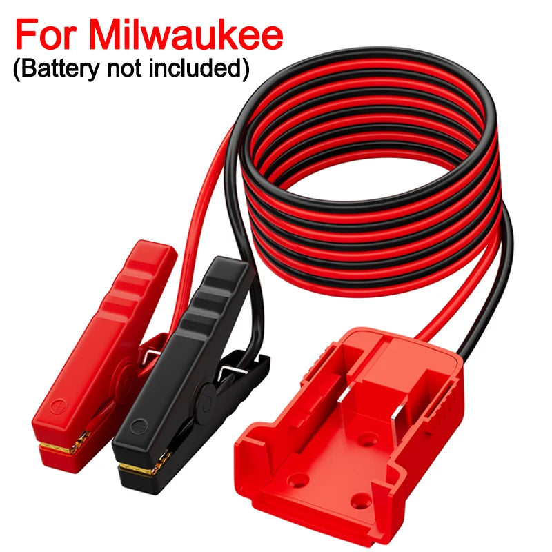 Car Battery Igniter Automotive Emergency Power Kit for Makita/Dewalt/Milwaukee/Ryobi 18V Battery Jumper Starter Jump Kit Tool