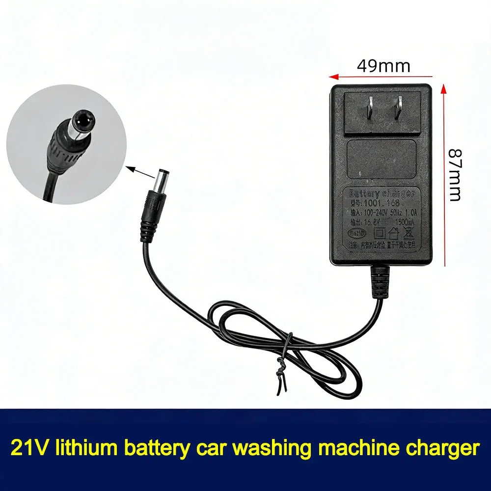 Portable 18/21V/24V Lithium Dual-head Charger Overload Protection Universal Battery Charger Plug-in Charger