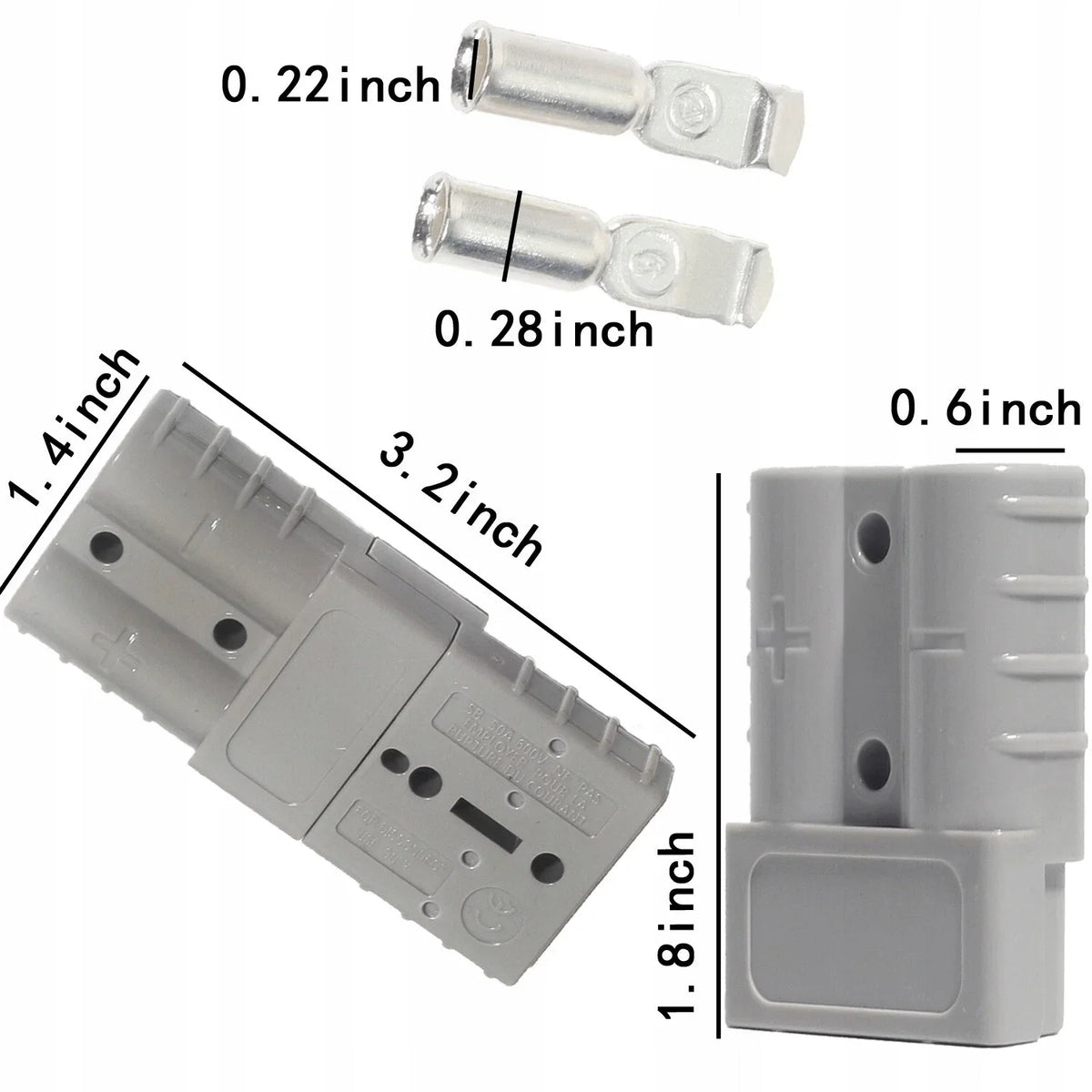 5/10pcs 50A/120A/175A/350A Anderson Style Plug Connectors 12