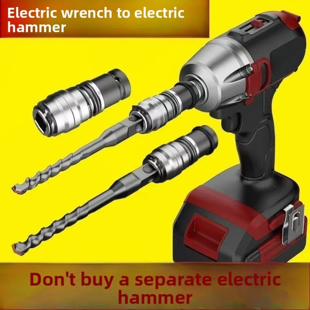 Electric Hammer Conversion Adapter For Cement Wall Punching 