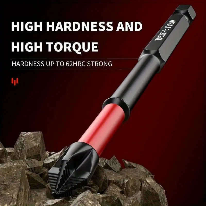 Magnetic Non-Slip Drill Bit Set 3/6/12 Pieces S2 Steel Cross