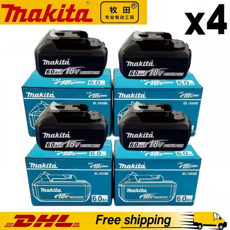 100% Genuine Original BL1860B 18V 6Ah Lithium Battery for BL