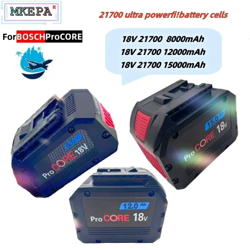 21700 18V ProCORE battery replacement 18V suitable for Bosch