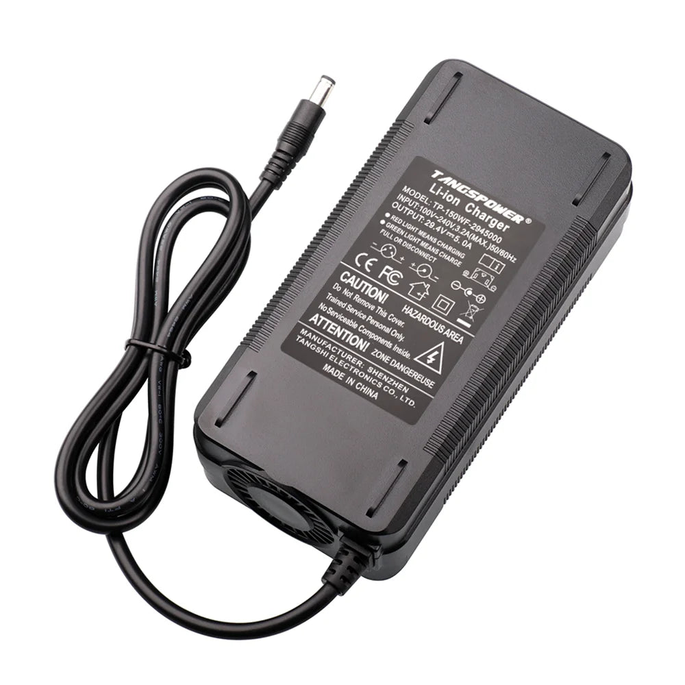 29.4V 5A Lithium Battery Charger 7S 24V 5A Li-ion Battery Pa