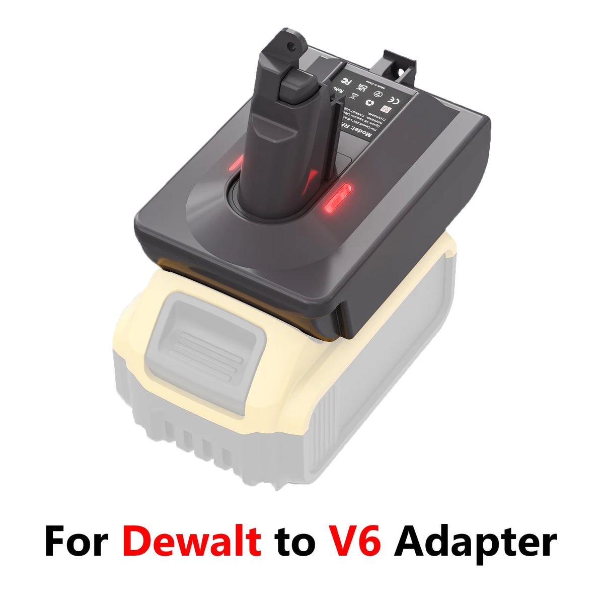 Turpow For Dewalt DCB200 Battery to Dyson V6/V7/V8 Battery Adapter with Dyson V6 V7 V8 Series Lithium Tool Batteries Adapter