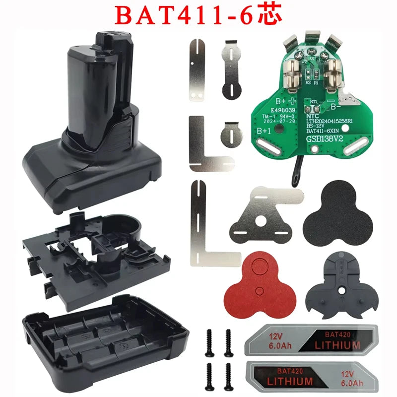Power Tools Accessories BAT420 Li-ion Battery Case PCBA Circ