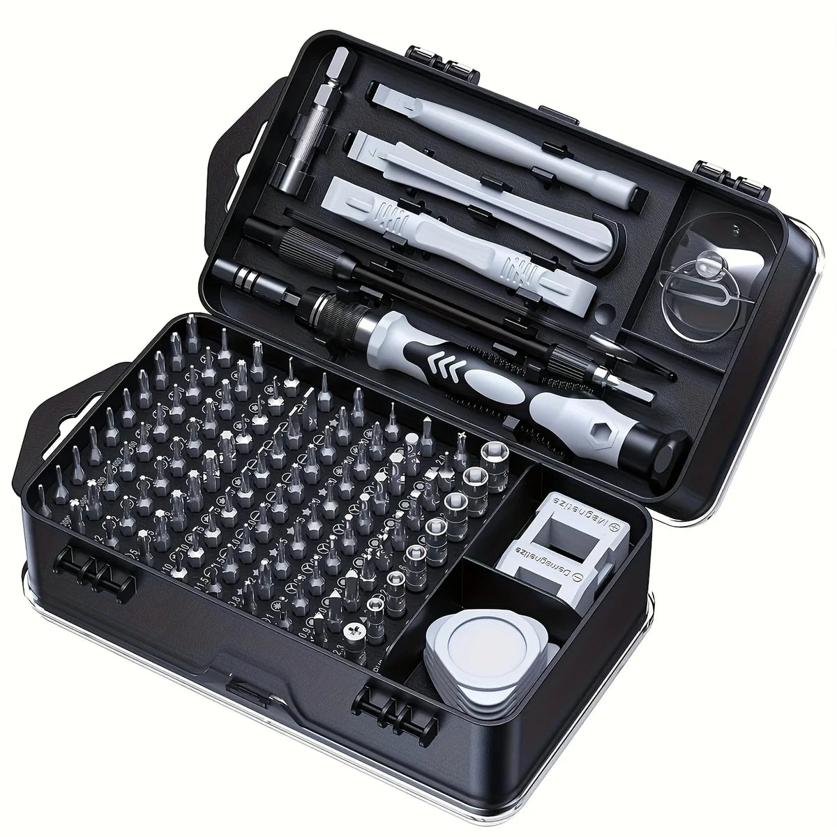 115 in 1 Magnetic Screwdriver Set High Hardness Bits Multi Repair Tool Kit for Phones Tablets Small Appliances Irregular Screws