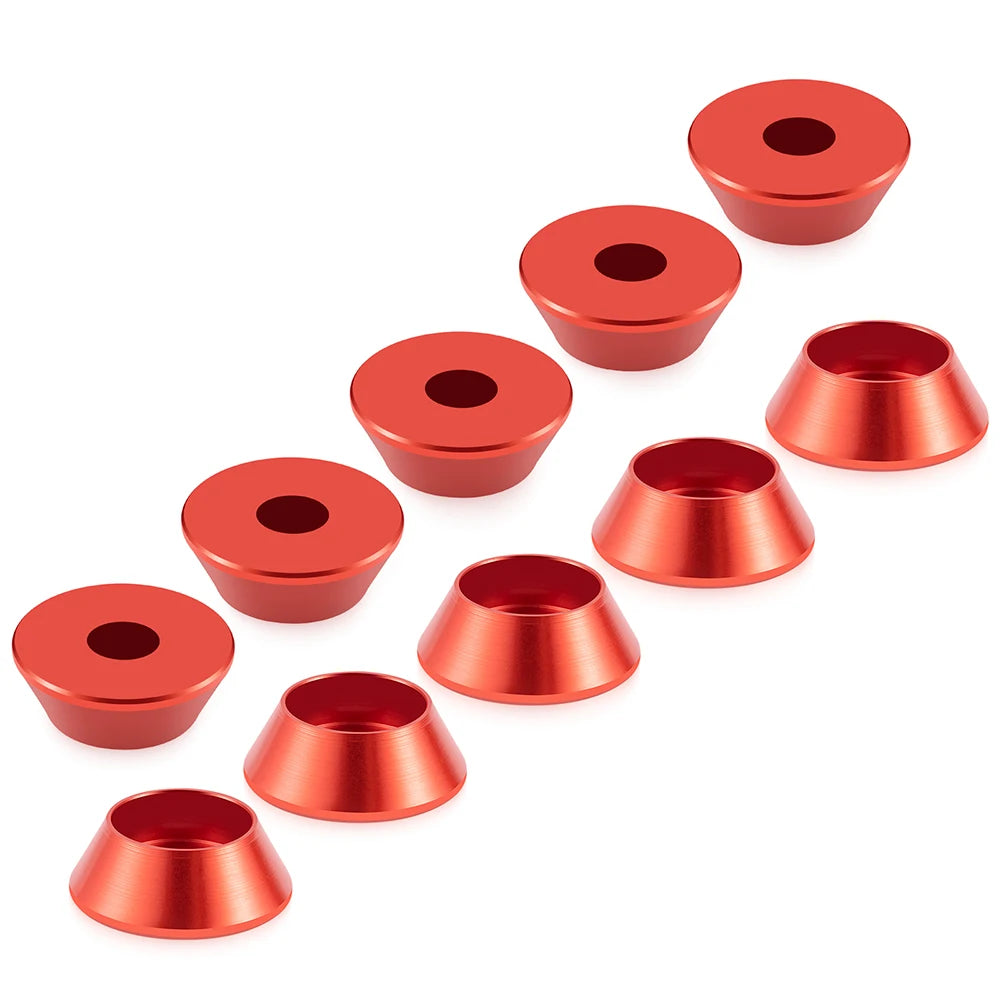 AXSPEED 10Pcs Aluminum M3 Countersunk Head Washer Gasket Cap Screw Hex Socket Screw for RC Model Upgrade Parts