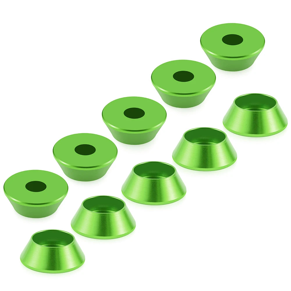 AXSPEED 10Pcs Aluminum M3 Countersunk Head Washer Gasket Cap Screw Hex Socket Screw for RC Model Upgrade Parts