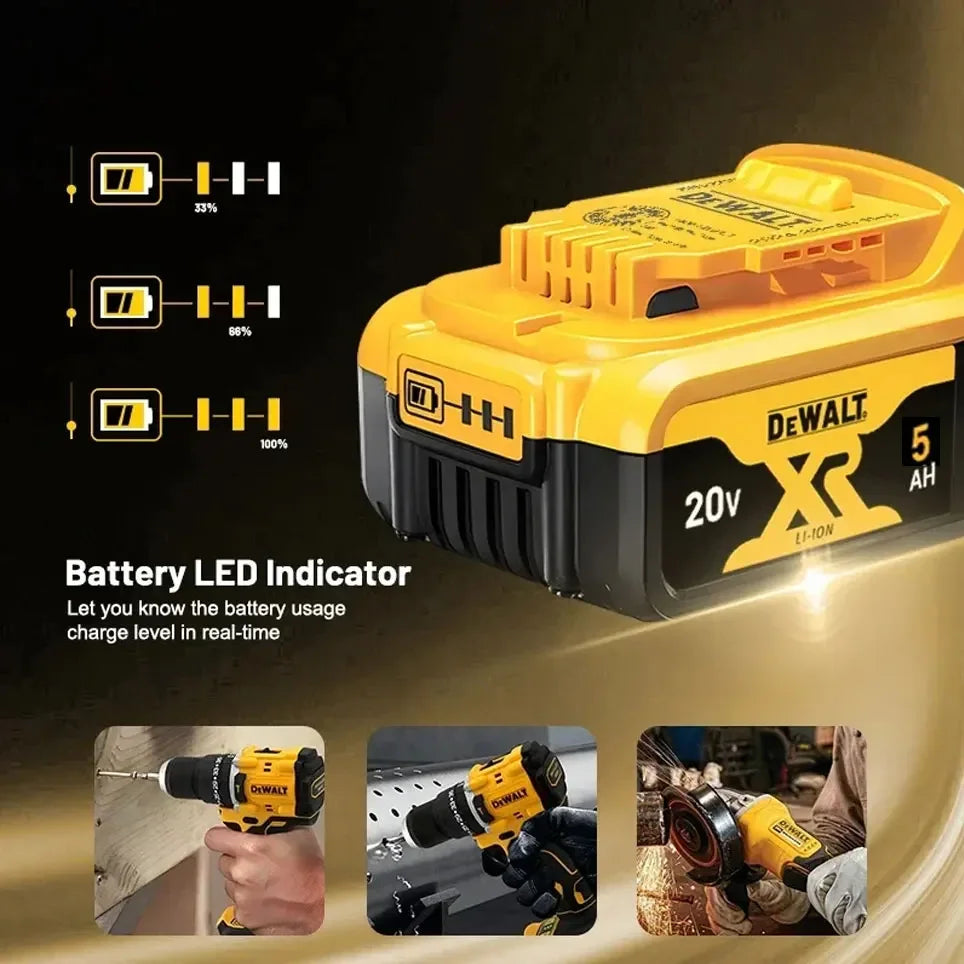 DeWALT Original Battery 20V/60V 6Ah 9Ah MAX FlexVolt for DCB