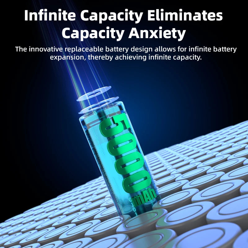 21700 Rechargeable Lithium Battery Kit Flat-Top Design Large