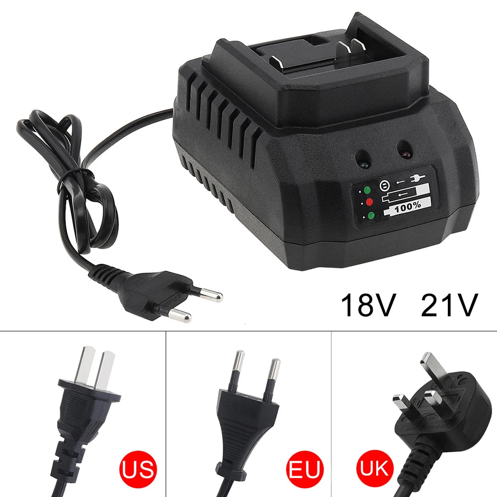 For Makita Lithium Battery Charger Suitable for 18v 21v Powe