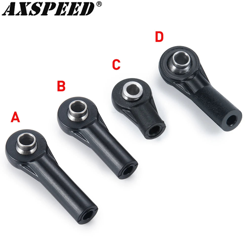 AXSPEED 10Pcs M3 Ball Joint Link Bar Rod End Plastic Ball He