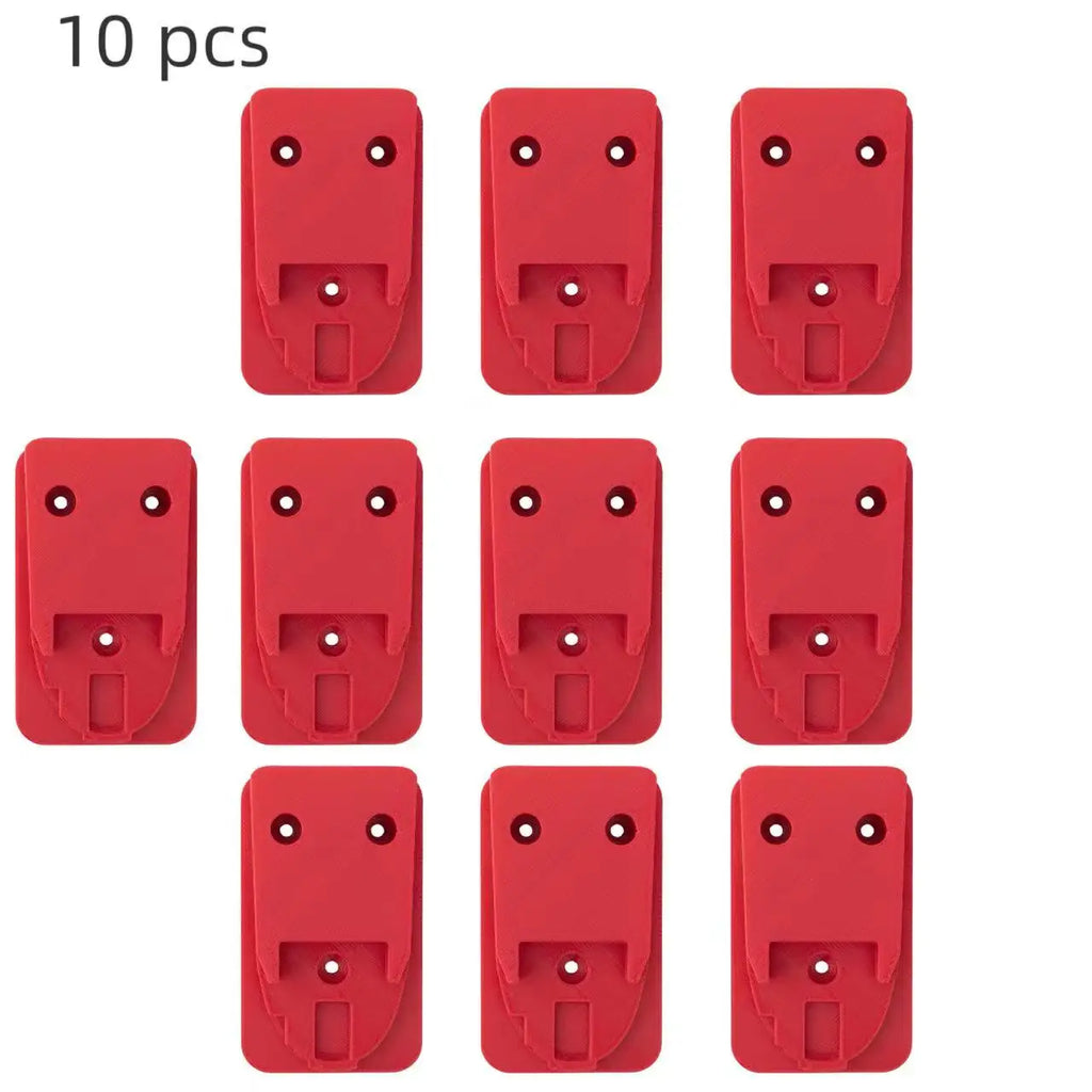 3/5/10 PCAK For Bosch 18V Green PBA Lithium Battery Fixed Seat Wall Mount Battery Mounts Storage Holder Shelf Rack Stand