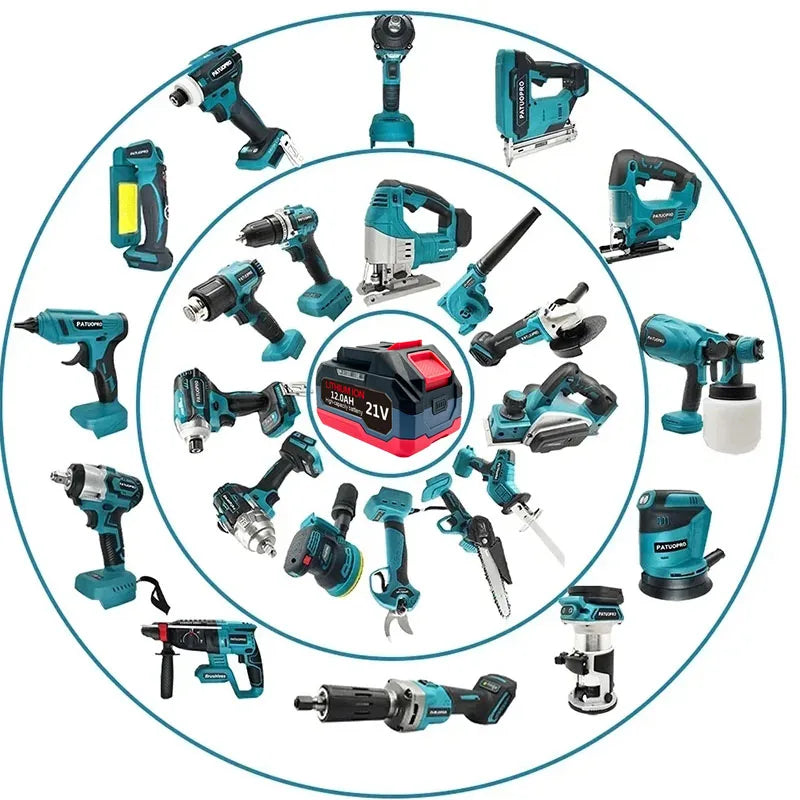 21V 6.0Ah 12.0Ah For Makita 18V Battery Power Tools Li-ion R